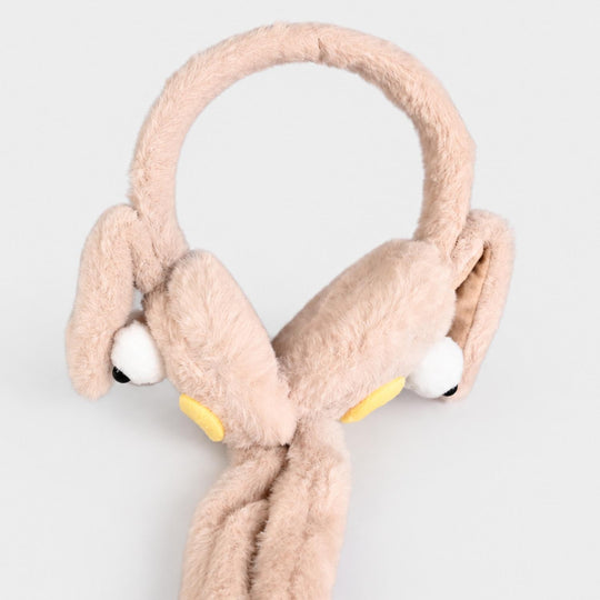 Interactive Moving Ear Plush Winter Earmuffs