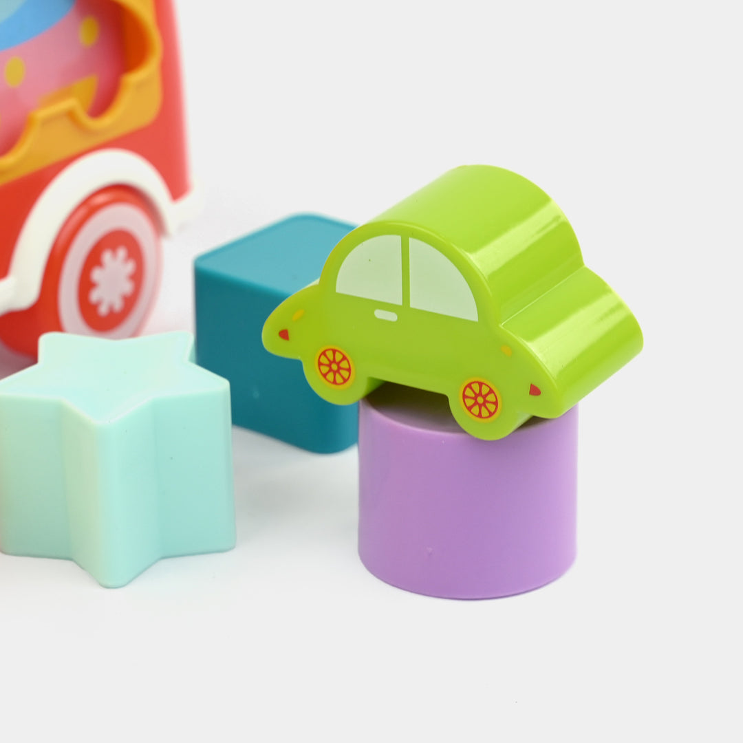 Music Bus Early Education Xylophone &amp; Shape Sorter Toy