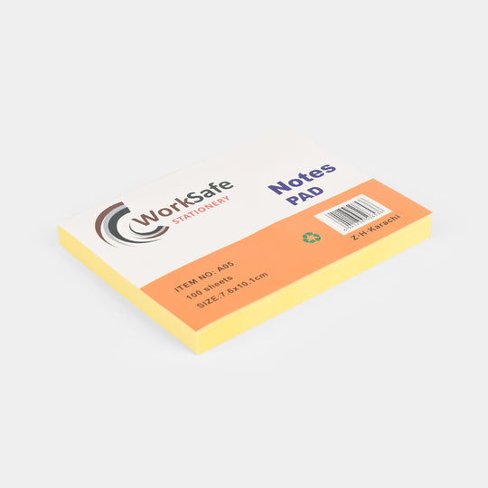 Work Safe Sticky Note Size 3*4