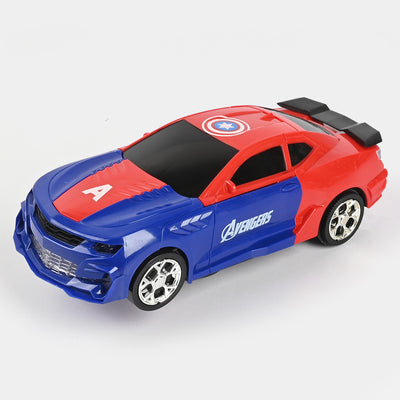 Transformer Car with Light & Sound For Kids