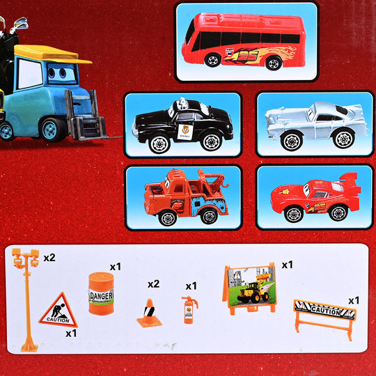 Multi-Level Parking Fun with Iconic Cars Characters