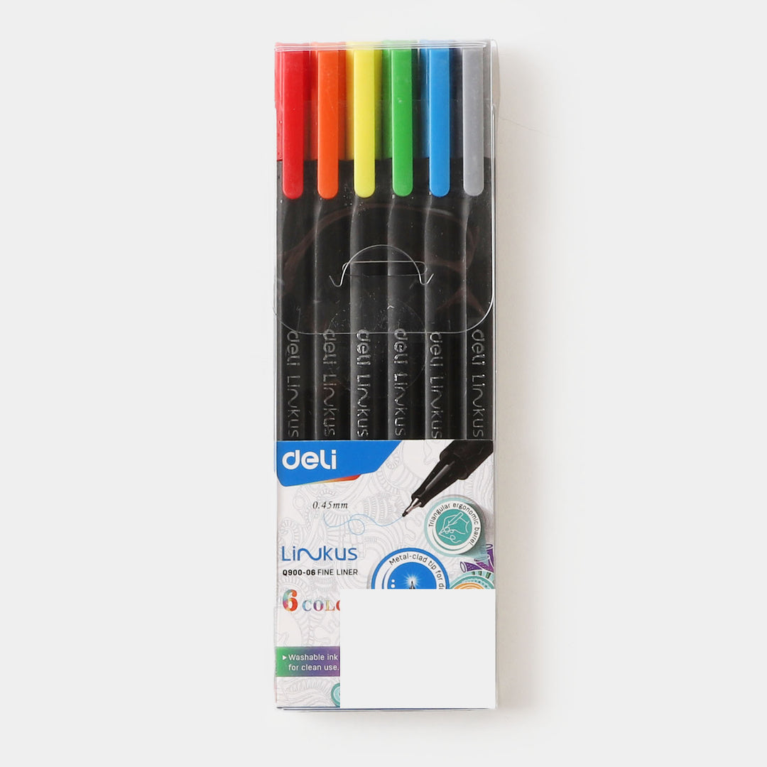 Marker Fine Liner Tip 0.45mm | 6PCs