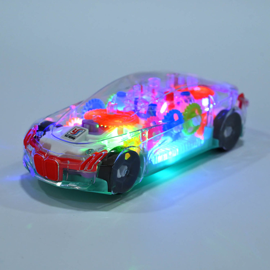 Gear Car With Multi Light For Kids