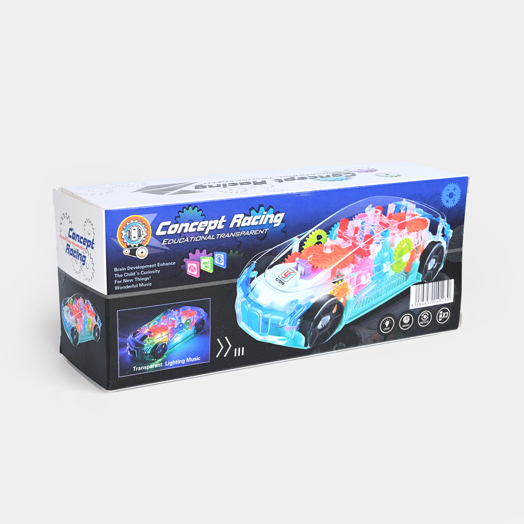 Gear Car With Multi Light For Kids