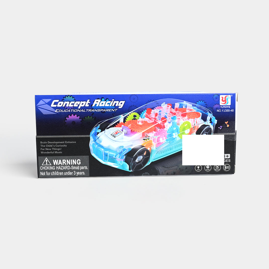 Gear Car With Multi Light For Kids