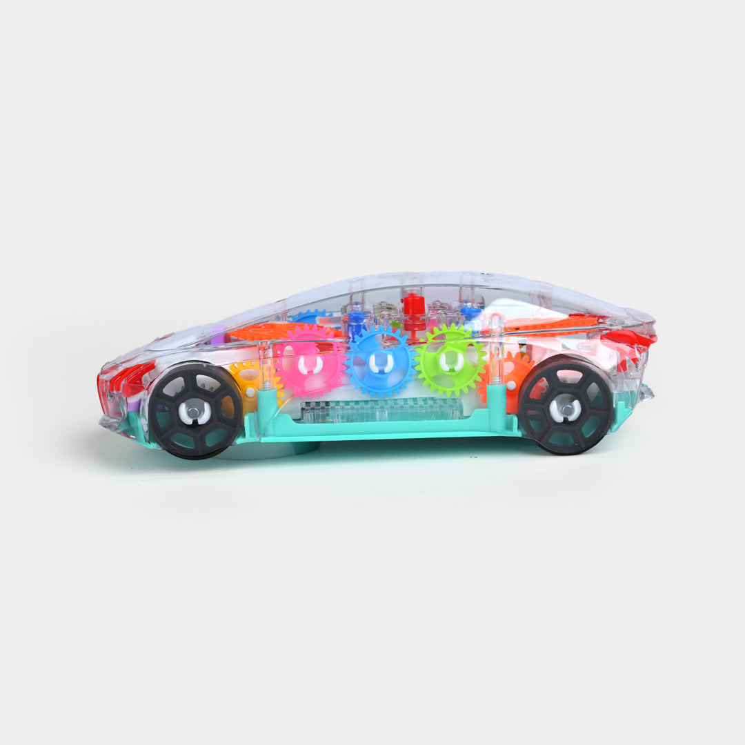 Gear Car With Multi Light For Kids
