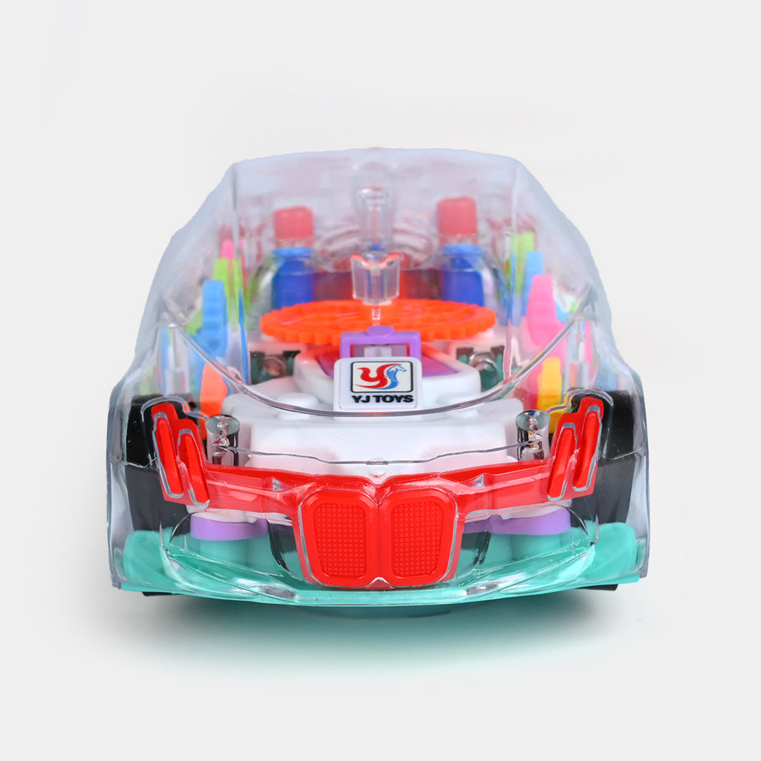 Gear Car With Multi Light For Kids