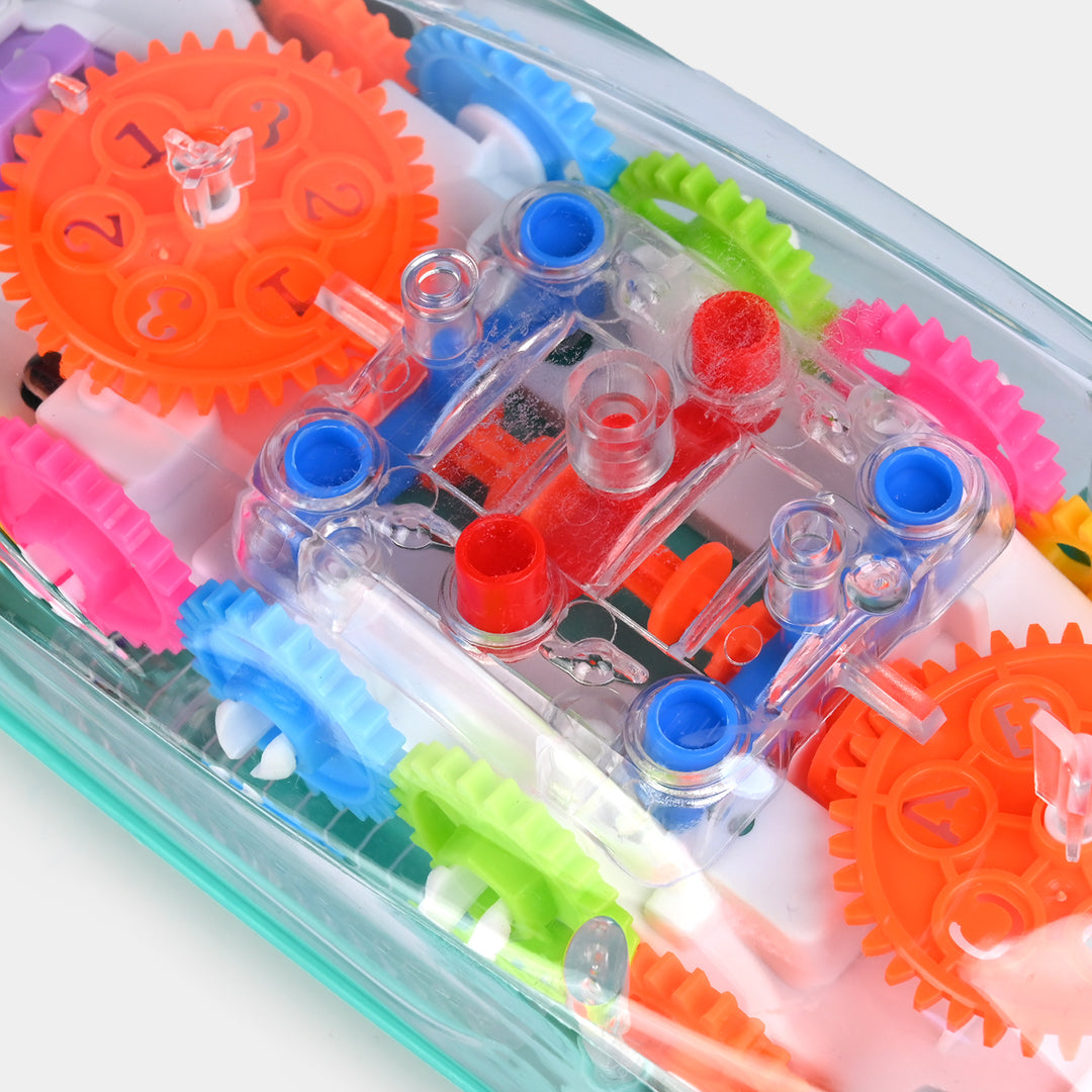 Gear Car With Multi Light For Kids