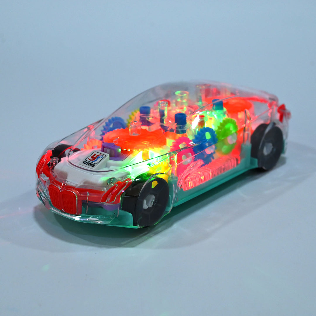 Gear Car With Multi Light For Kids