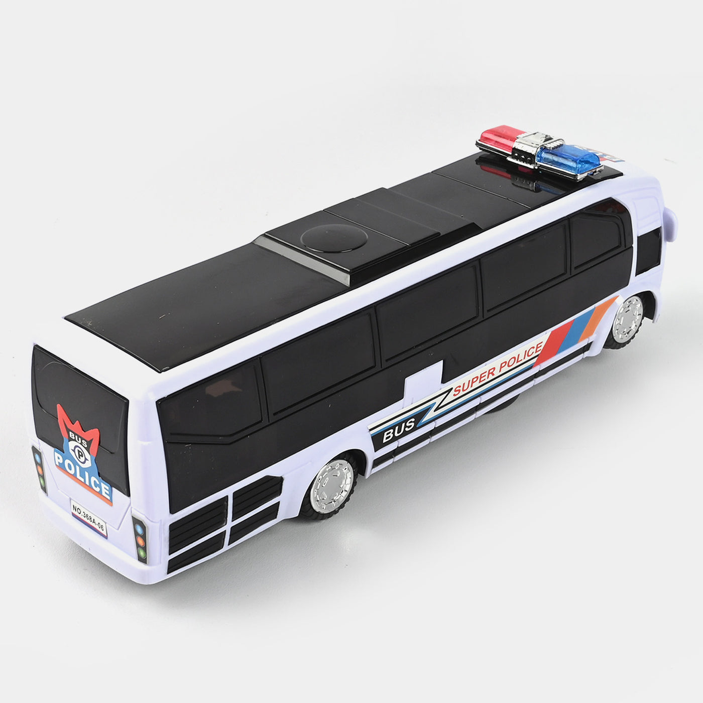 Police Bus With Light & Sound For Kids