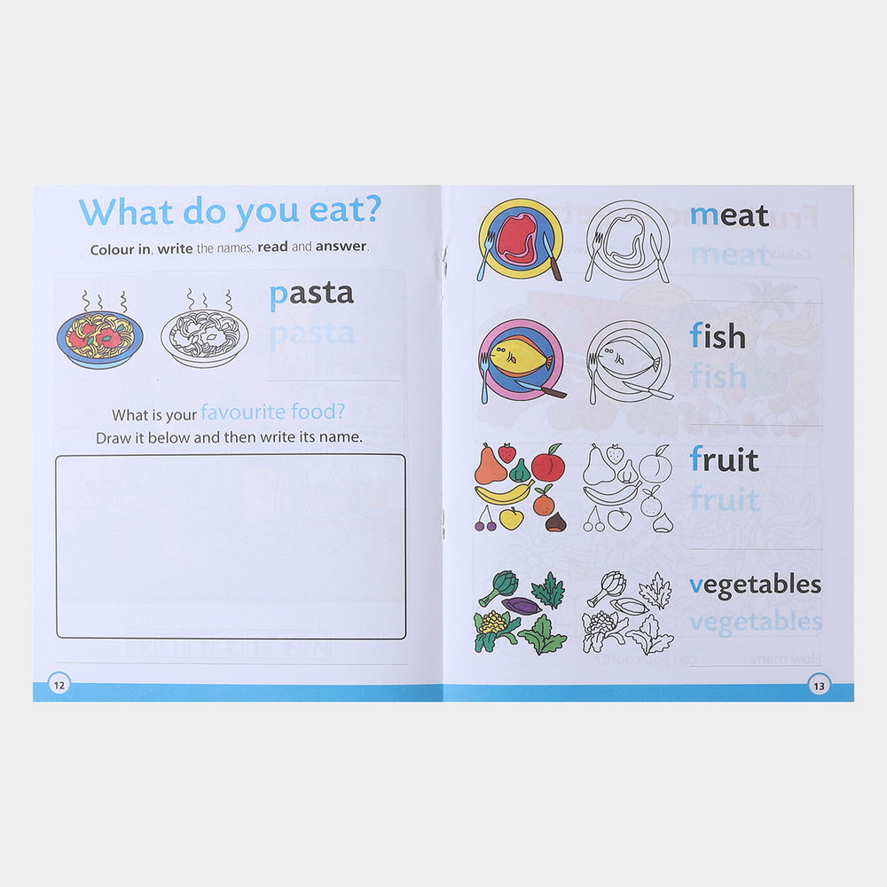 Let's Colour Reading & Write Book
