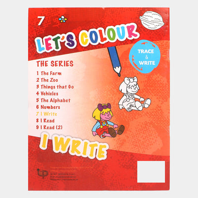 Let's Colour & Write Book For Kids