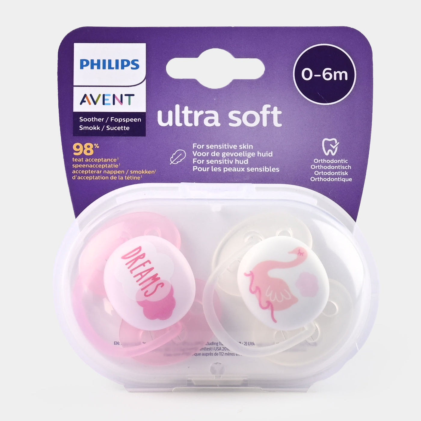 Avent Ultra Soft Soother | 0-6M