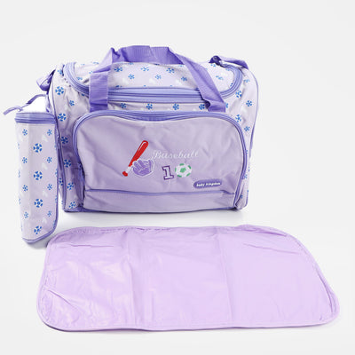 Mother Travel Baby Diaper Bag Large | Purple