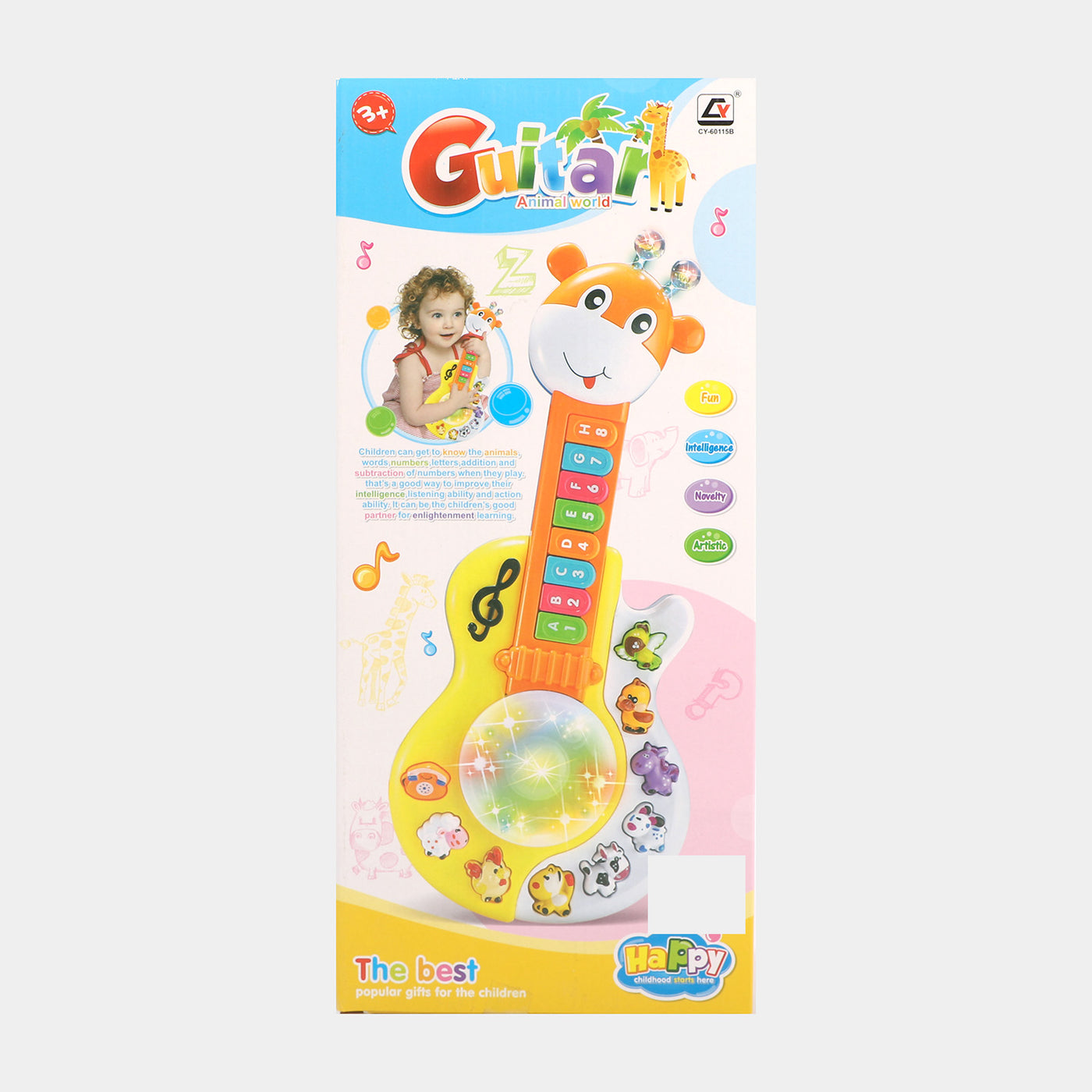 Giraffe Animal Park Guitar For Kids