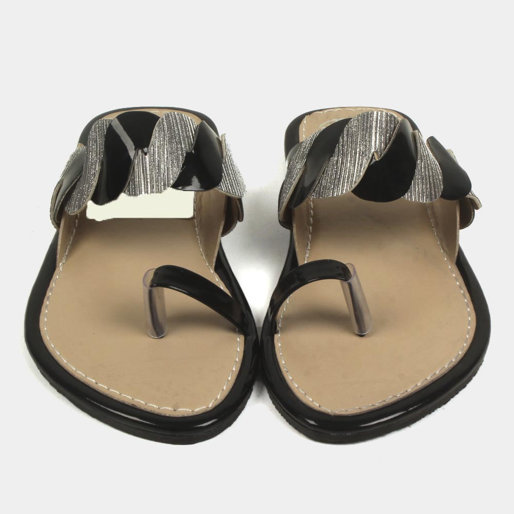 Girls Slipper 70-12 - BLACK