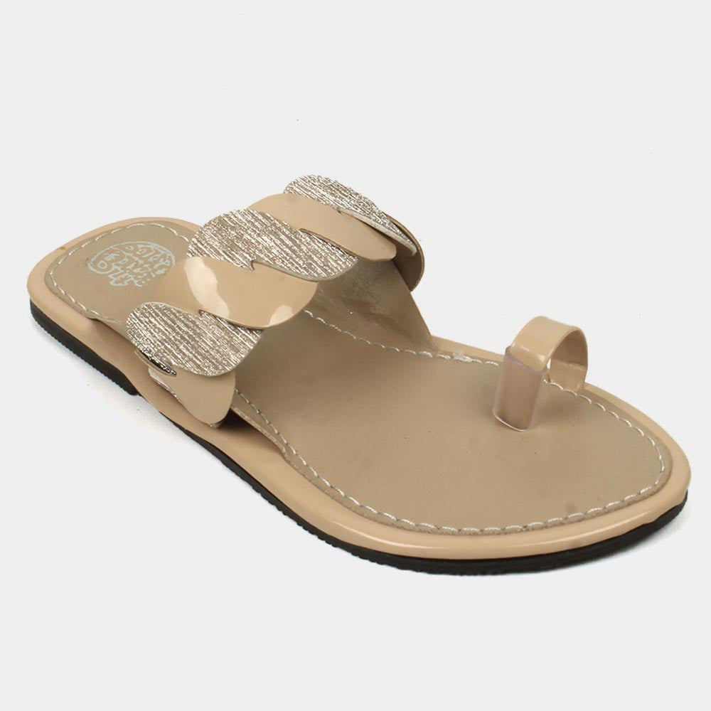 Girls Slipper 70-12 - Fawn