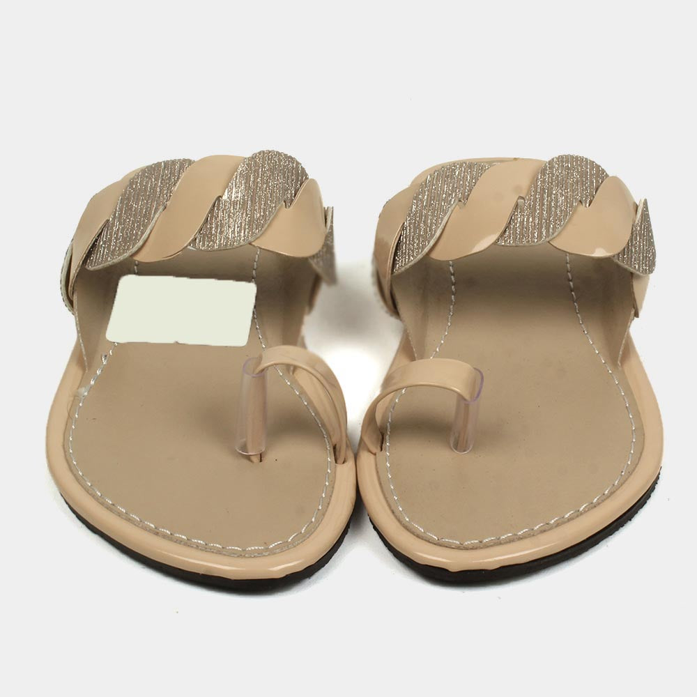 Girls Slipper 70-12 - Fawn