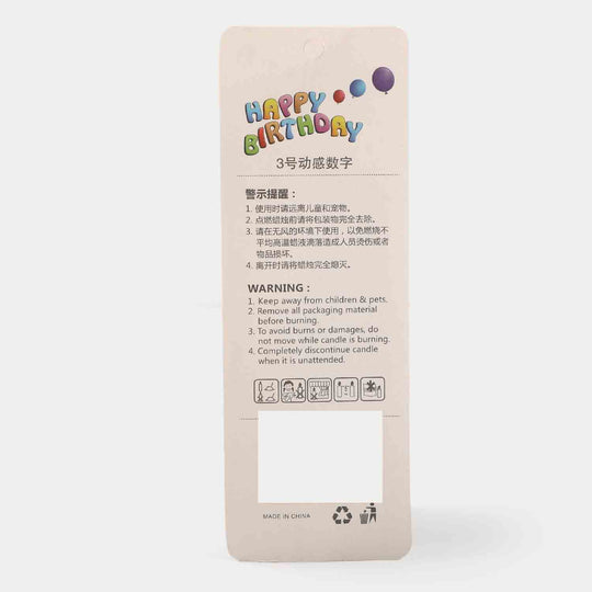Candle Numeric "5"