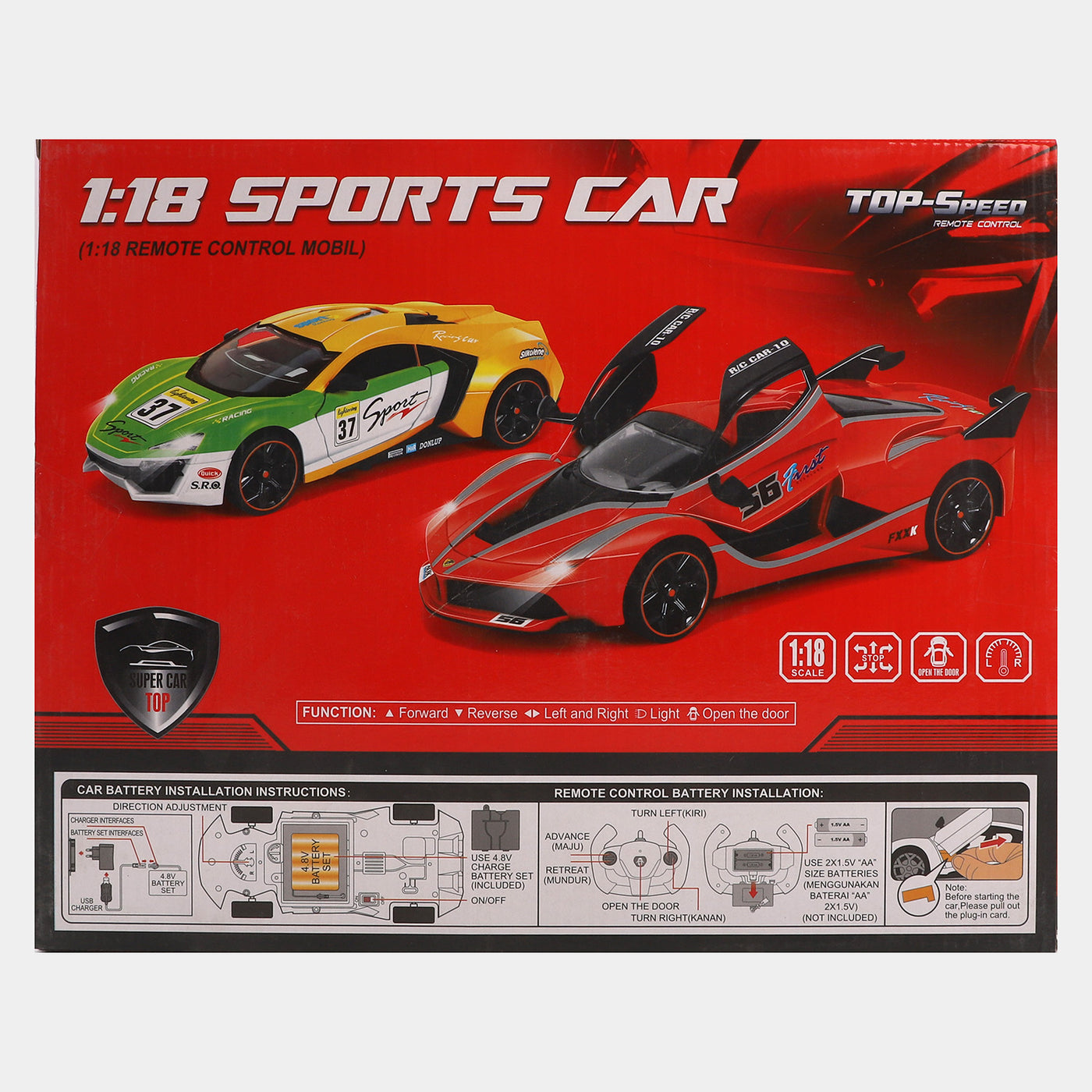 Top Speed Car R/C Toy For kids