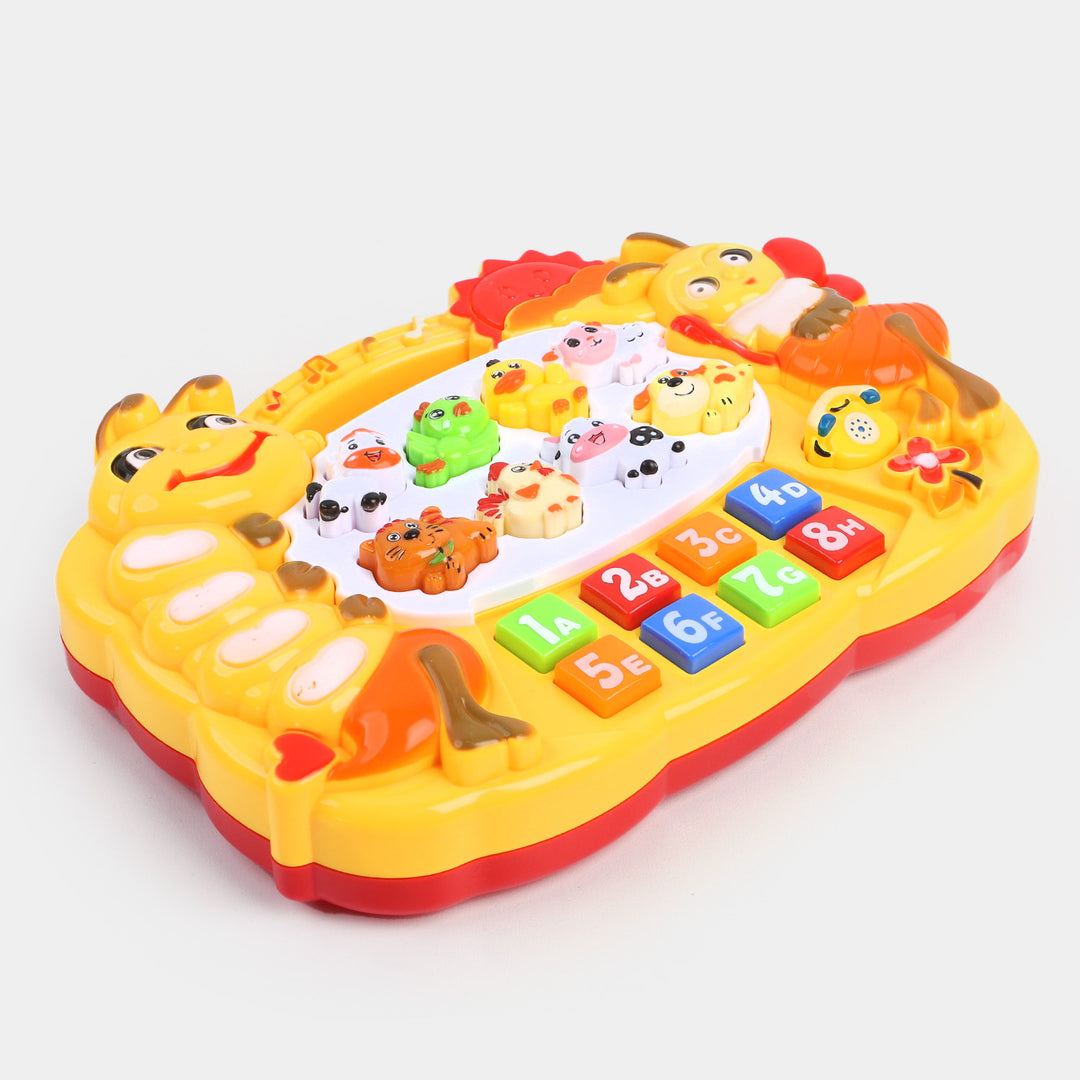 Animal Musical Drum/Piano | Yellow