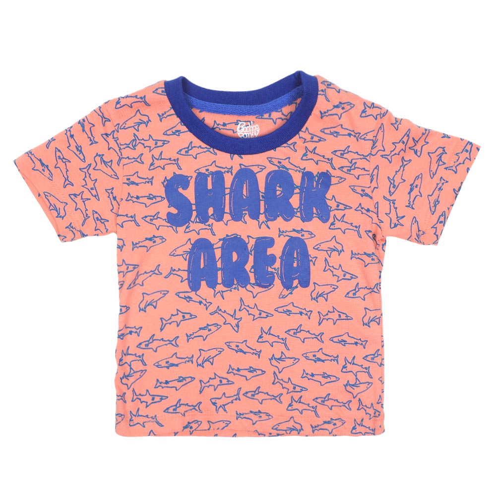 Infants Boys T-Shirt Shark - Mix