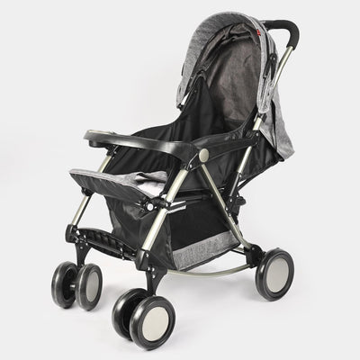 Foldable Baby Stroller-Grey
