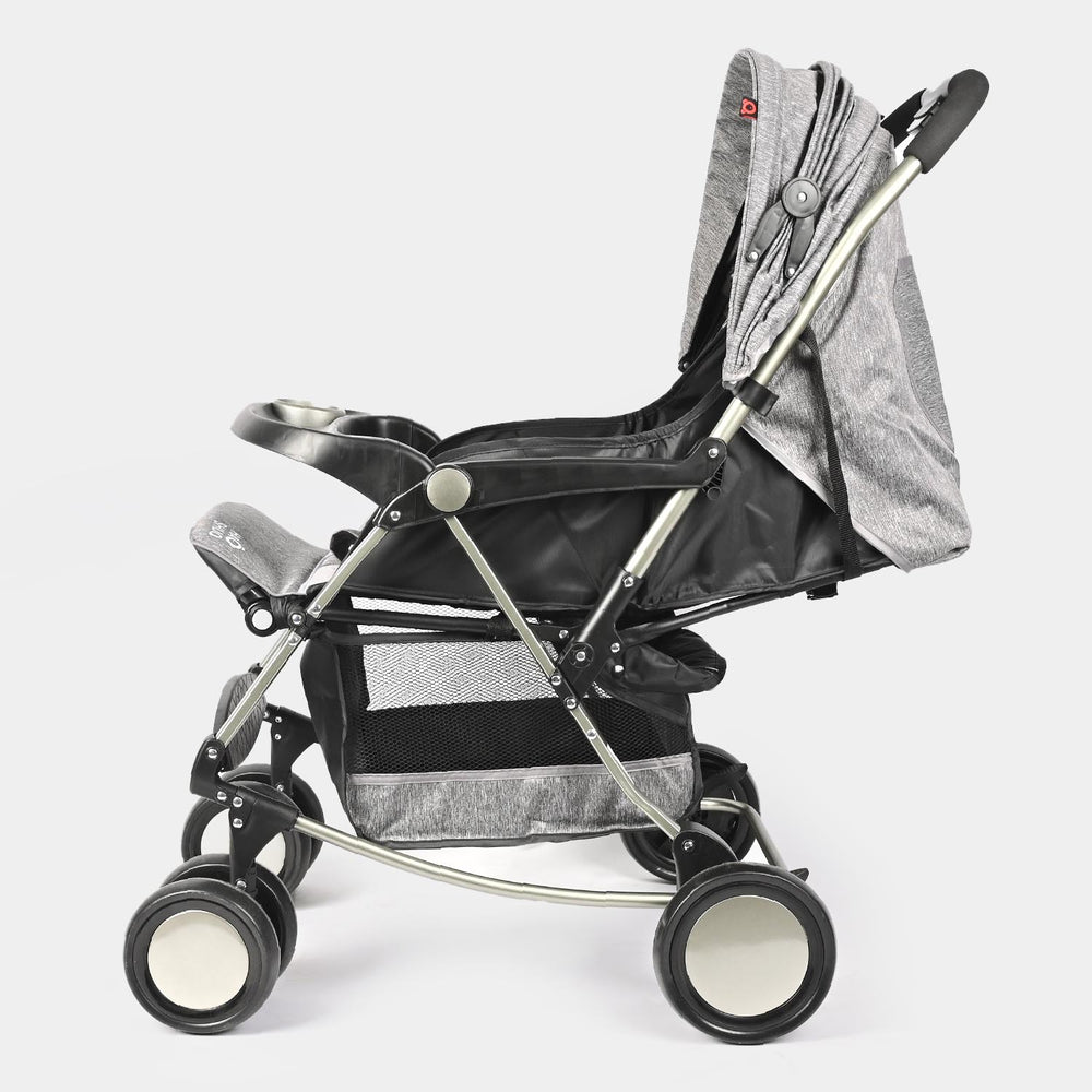 Foldable Baby Stroller-Grey