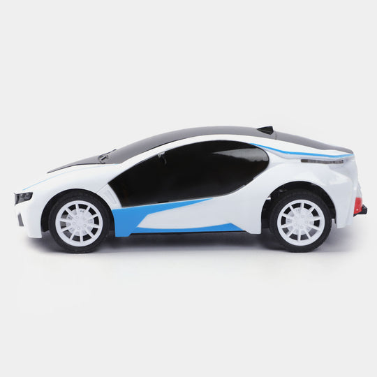 3D Famous Remote Control Car-White