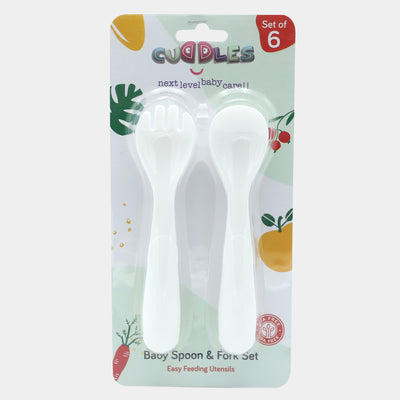 Spoon & Fork Set Pack Of 6 E-C-3