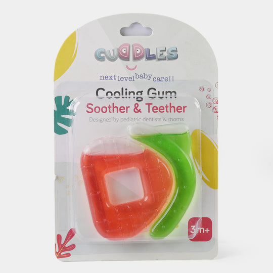 Teether Cooling Gum Home Shaped