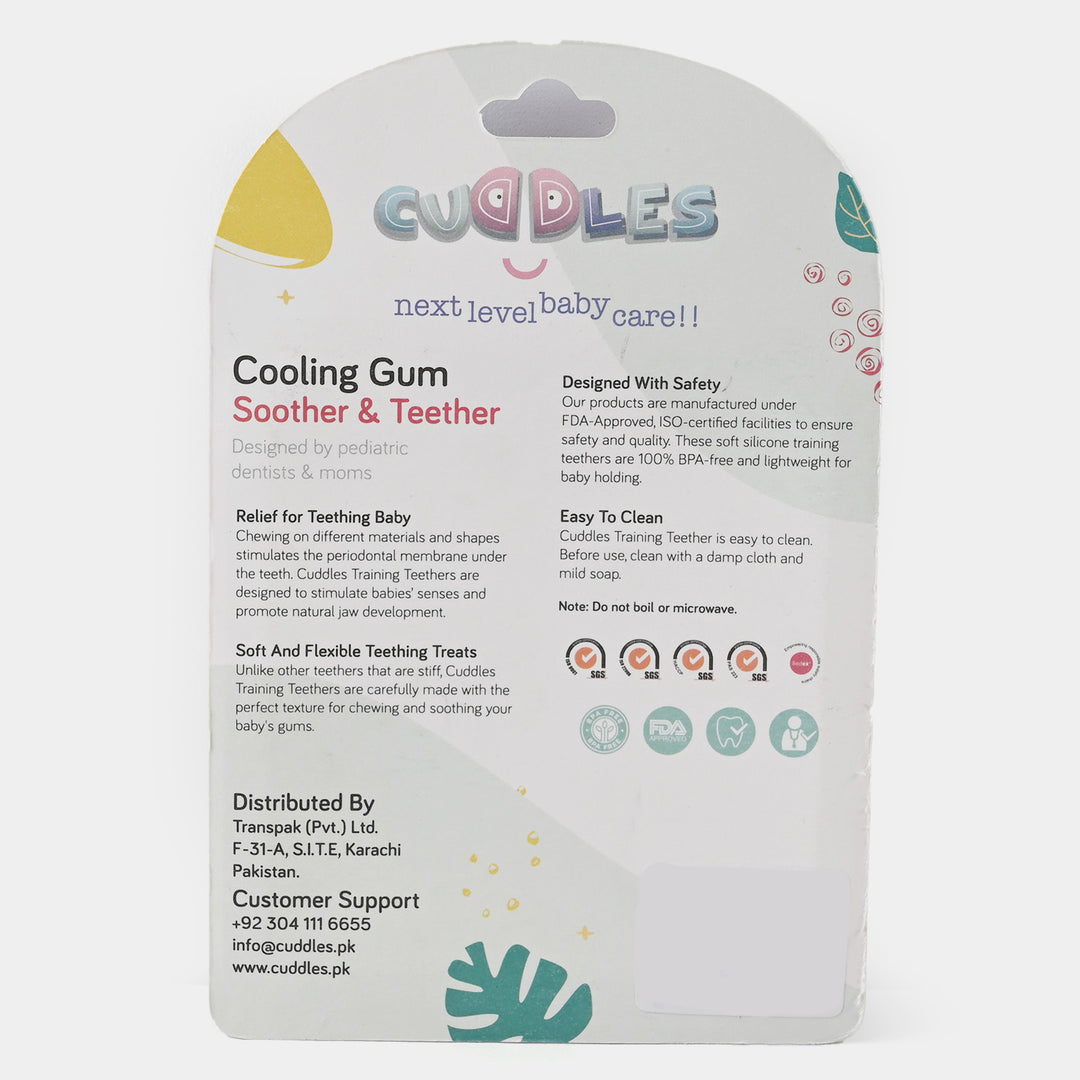 Teether Cooling Gum Home Shaped