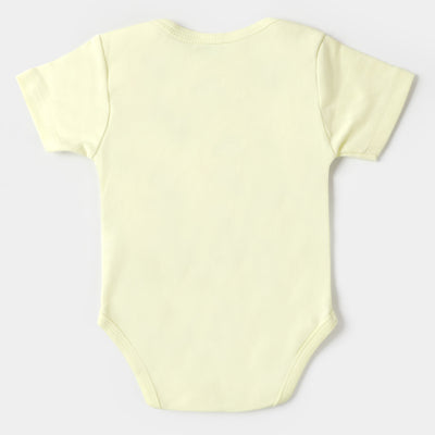 Infant Basic Romper Unisex- Cream