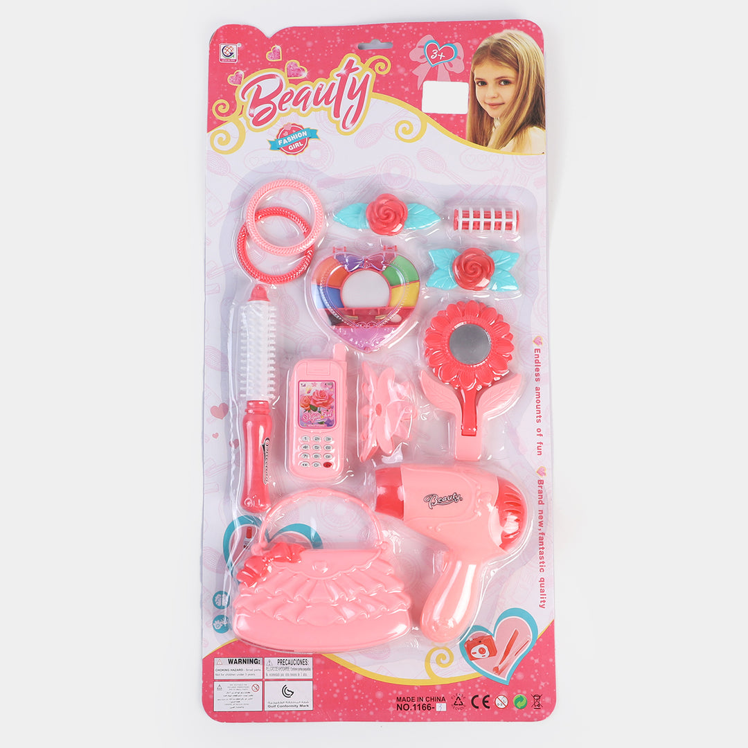 Beauty Card Toy Play Set For Girls