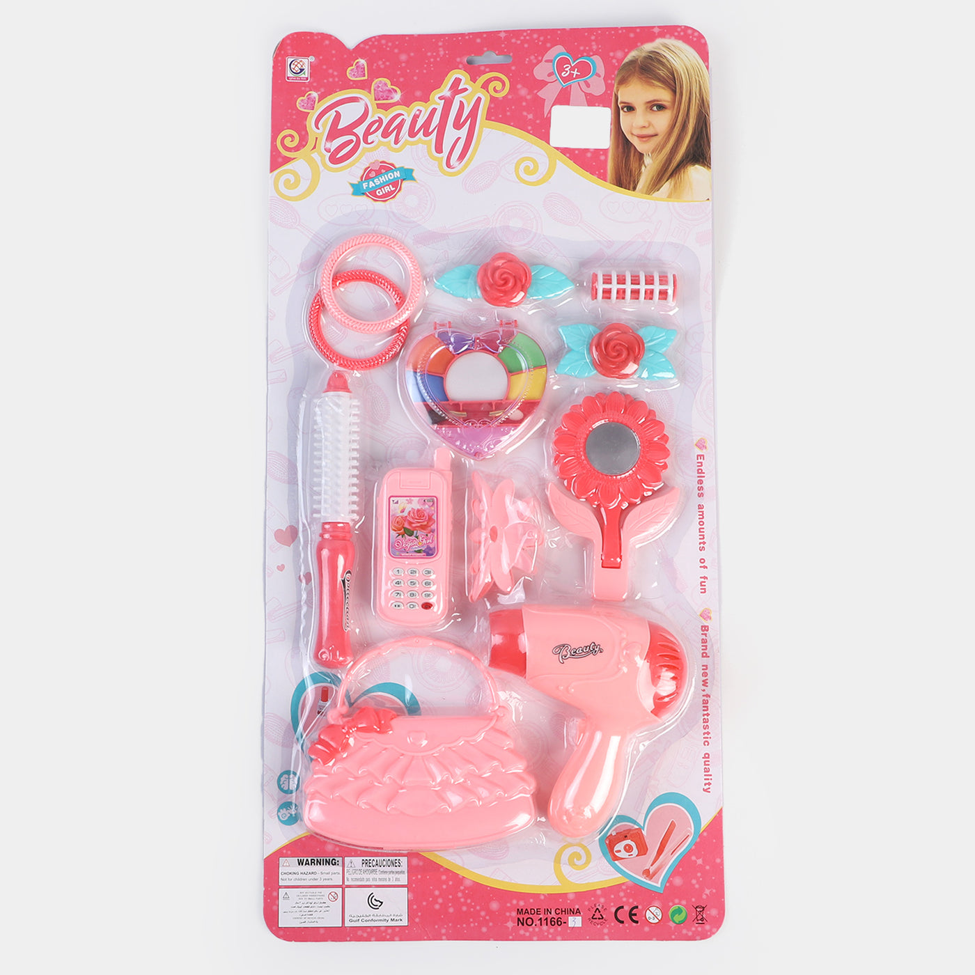 Beauty Card Toy Play Set For Girls