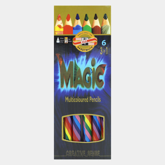 Rainbow Swirl Jumbo Colored Pencils | 6PCs