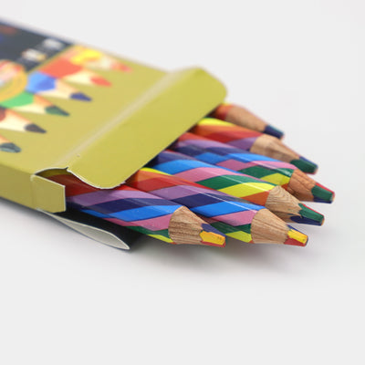 Rainbow Swirl Jumbo Colored Pencils | 6PCs