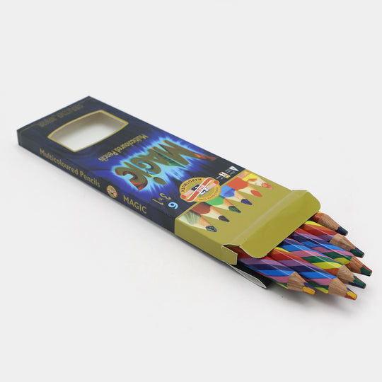 Rainbow Swirl Jumbo Colored Pencils | 6PCs