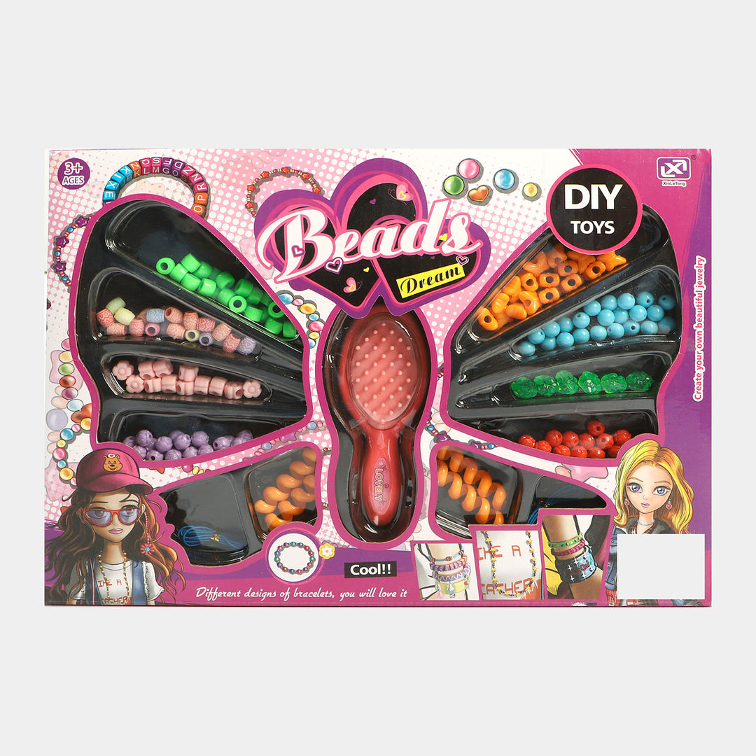 DIY Handmade Beaded Kids Toy Creative Jewelry Kit