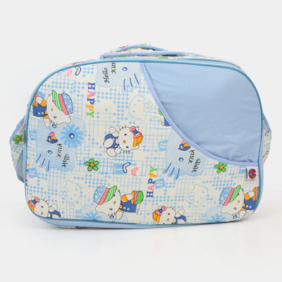 Baby Care Traveling Mother Printed Bag | Blue