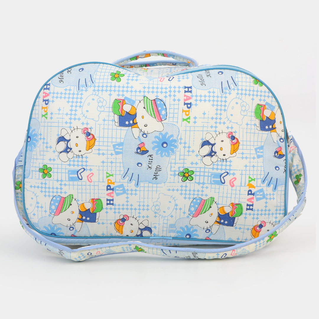 Baby Care Traveling Mother Printed Bag | Blue