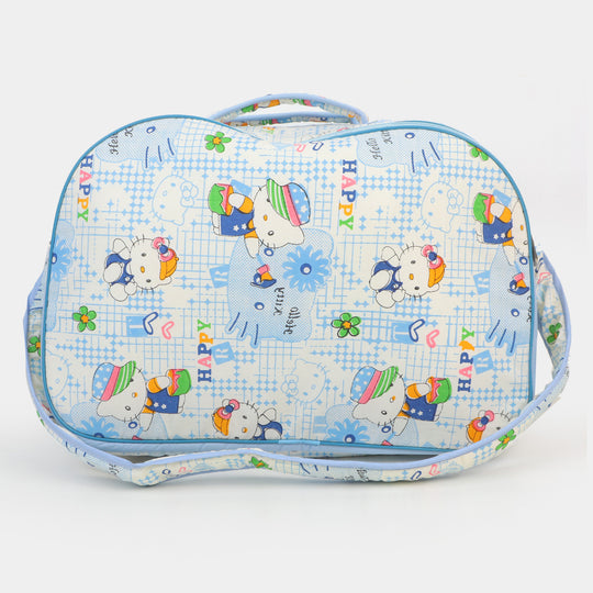 Baby Care Traveling Mother Printed Bag | Blue