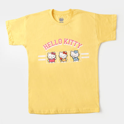 Girls T-Shirt -Yellow