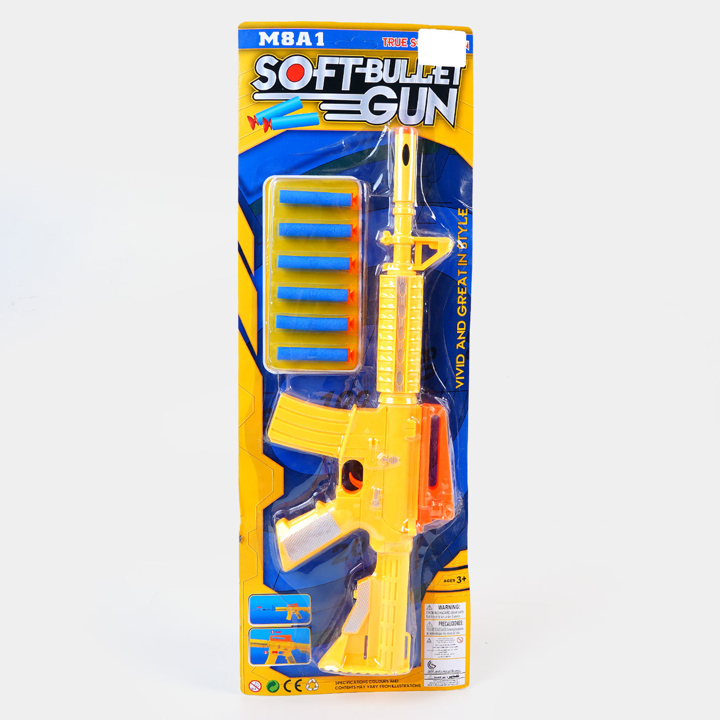 Soft Dart Target Toy | Yellow