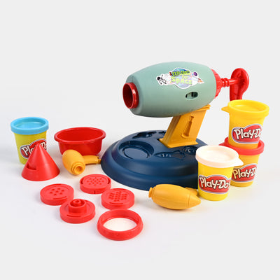 CLAY ROCKET NOODLE MAKER PLAY DOUGH SET