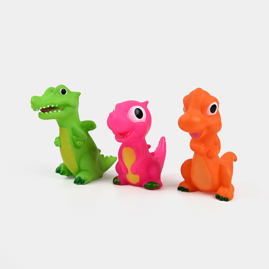 Multi-Color Rubber Soft Toys With Sound | 6PCs