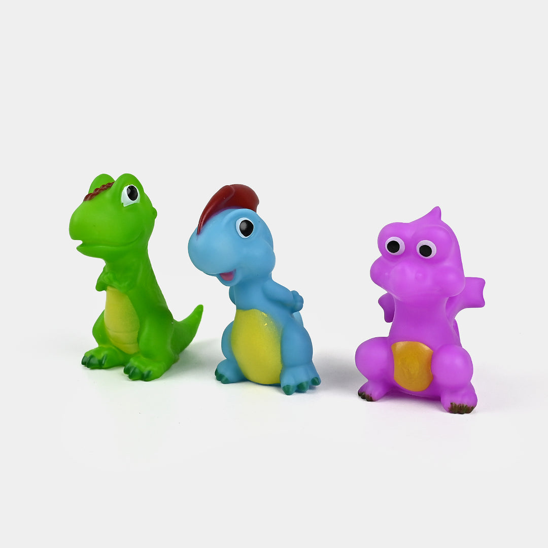 Multi-Color Rubber Soft Toys With Sound | 6PCs