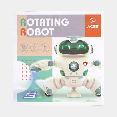 Musical Robot Toy, Walking Rotating Dancer for Kids