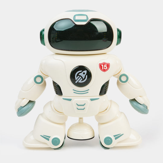 Musical Robot Toy, Walking Rotating Dancer for Kids