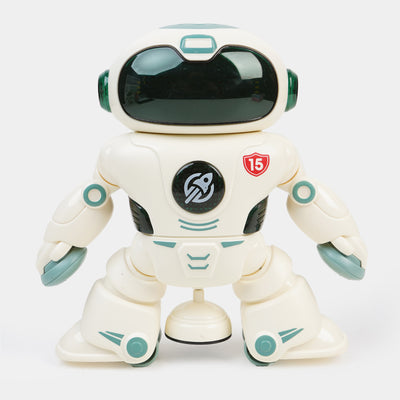 Musical Robot Toy, Walking Rotating Dancer for Kids